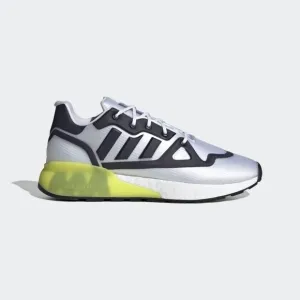 MEN'S Adidas Originals ZX 2K Boost Futureshell White Acid Yellow G55509