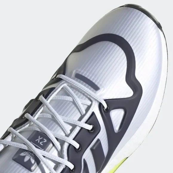 MEN'S Adidas Originals ZX 2K Boost Futureshell White Acid Yellow G55509
