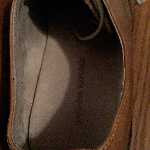 Men’s Banana Republic Wingtip Lace Up Dress Leather Shoes Oxfords