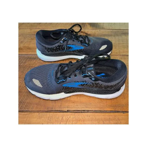 Mens Brooks Addiction GTS 15 Blue Black Running Walking Sneakers Size 10 D