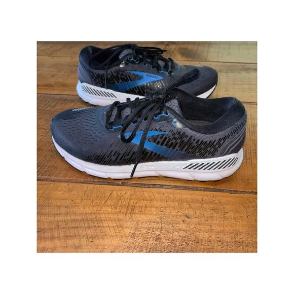 Mens Brooks Addiction GTS 15 Blue Black Running Walking Sneakers Size 10 D