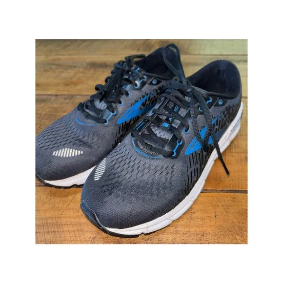 Mens Brooks Addiction GTS 15 Blue Black Running Walking Sneakers Size 10 D