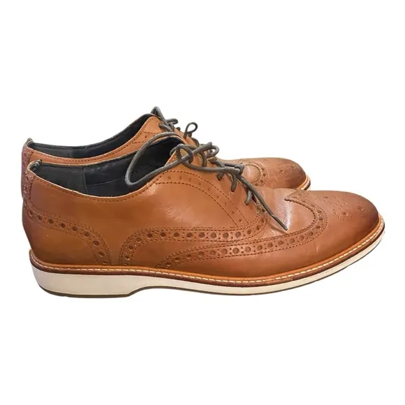 Men's Brown Leather Brogue Shoes Cole Haan