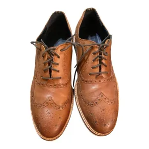 Men's Brown Leather Brogue Shoes Cole Haan