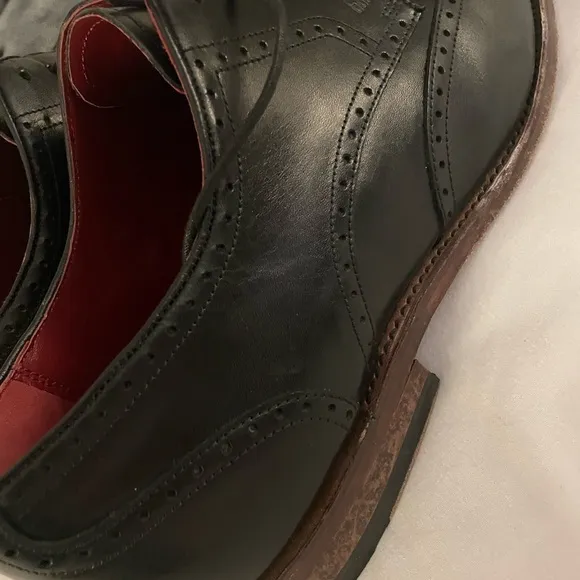 MENS GORDON &amp; BROS Goodyear Bound LEATHER OXFORD DRESS SHOES 44 US Sz 10‎