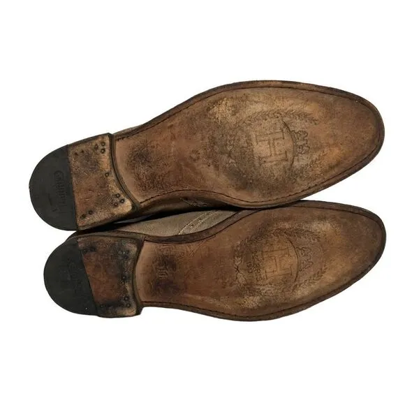 Men’s Harris 1813 Barney’s New York dress shoes Brown rustic color-way size 11