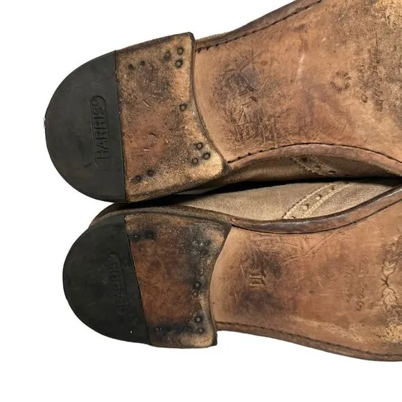 Men’s Harris 1813 Barney’s New York dress shoes Brown rustic color-way size 11