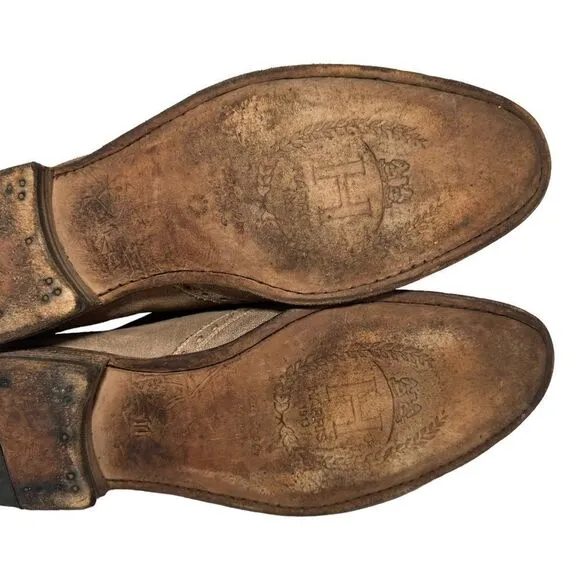 Men’s Harris 1813 Barney’s New York dress shoes Brown rustic color-way size 11