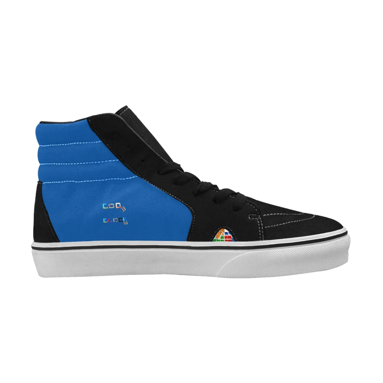 Men's High Top Canvas Shoes (Model E001-1)