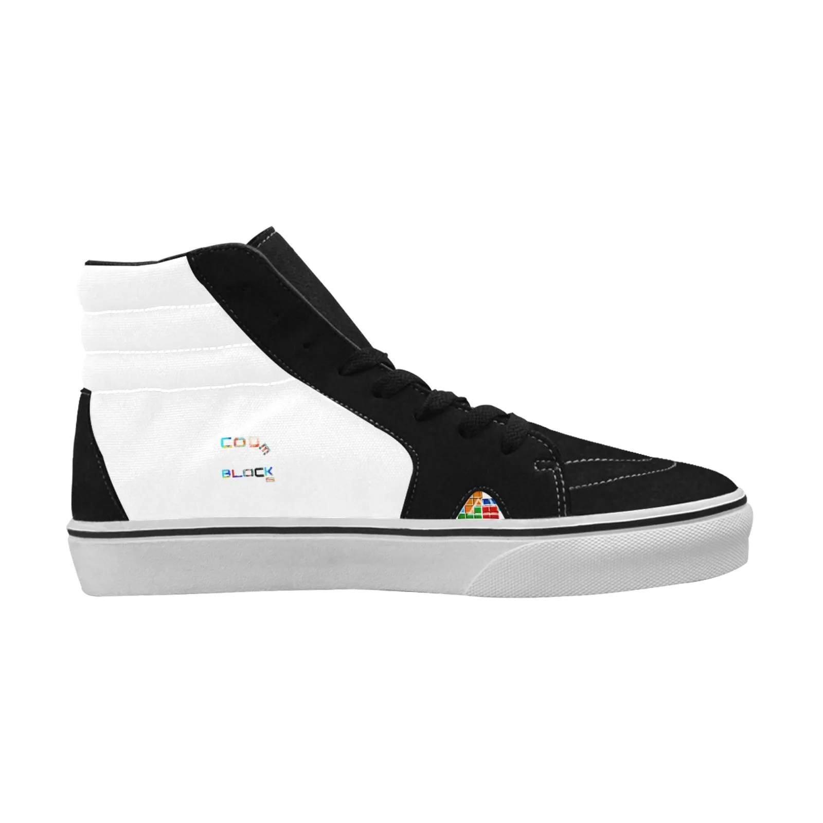 Men's High Top Canvas Shoes (Model E001-1)