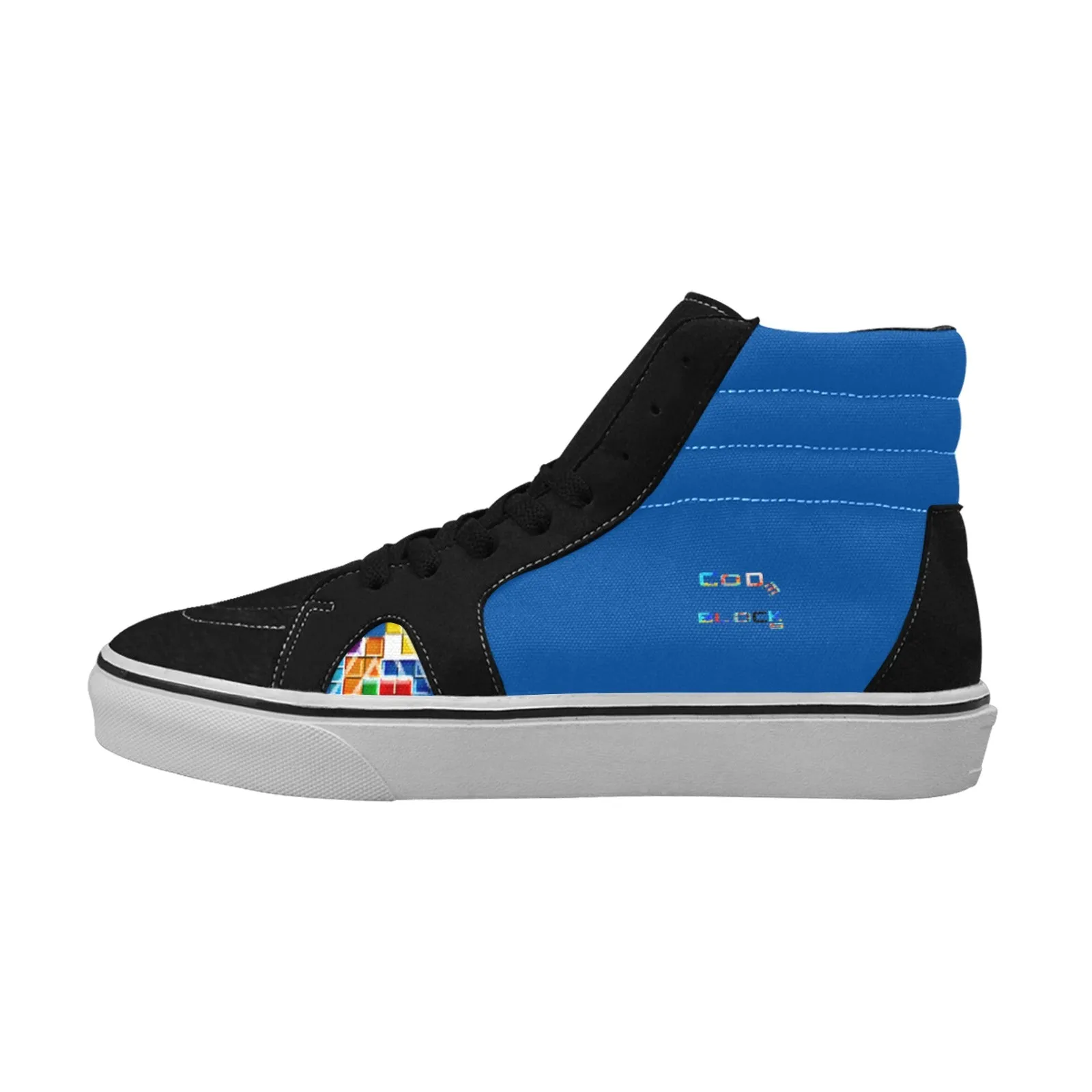 Men's High Top Canvas Shoes (Model E001-1)