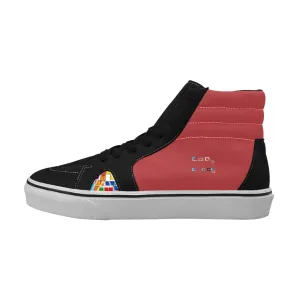 Men's High Top Canvas Shoes (Model E001-1)