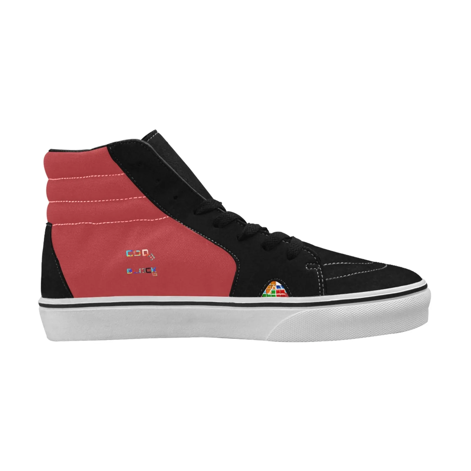 Men's High Top Canvas Shoes (Model E001-1)