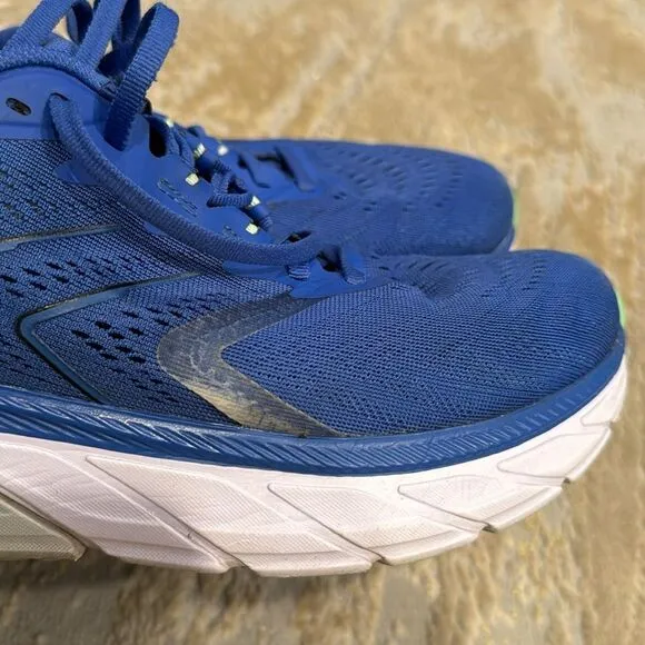 Mens HOKA One One Arahi 5 Blue Running Walking Shoes 9.5 D in GUC