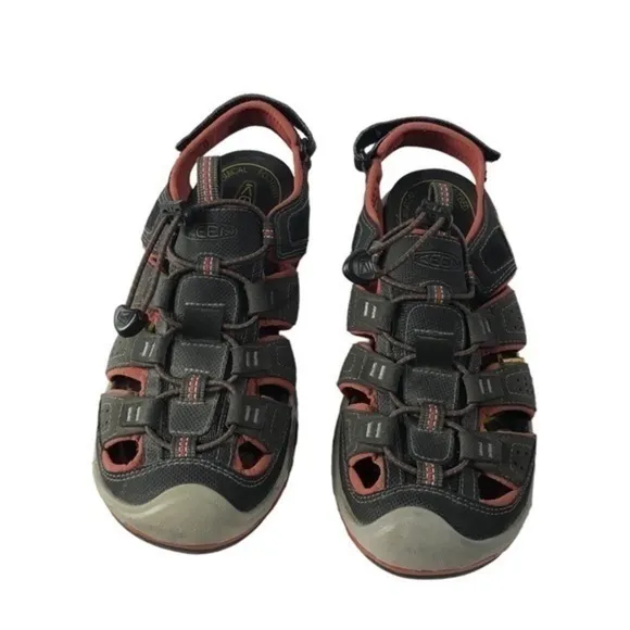 Men's Keen Rialto II H2 Raven/ Bossa Nova sandals size 7.5