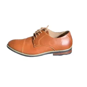Mens NEW ITALY LEATHER SHOES‎ size 10.5 10 1/2 PARRAZO brown ties Dress Shoes