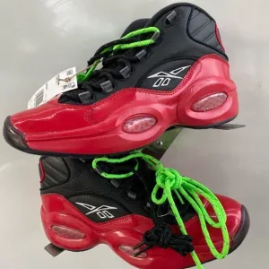 Mens Reebok Question Mid Sneakers 76ers Size 9