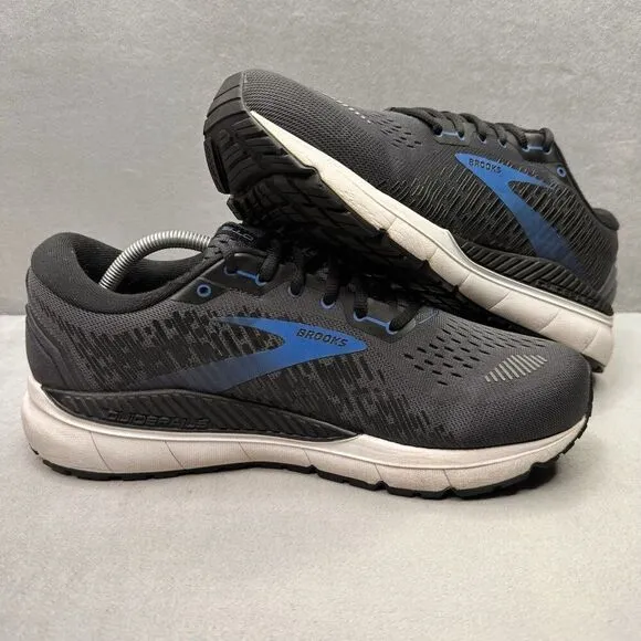 Mens Size 11.5 (D) Brooks Addiction GTS 15 Shoes Black/Blue Running Walking