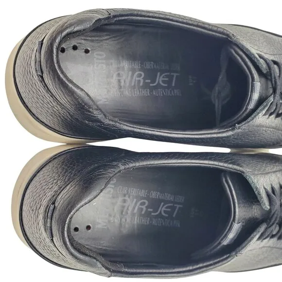 Mephisto Thomas Air Jet Men's Size 11.5 Black Leather sneaker casual shoes