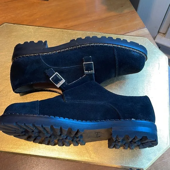 Mercanti Fiorentini Double Monk-Strap Lug Sole Loafer