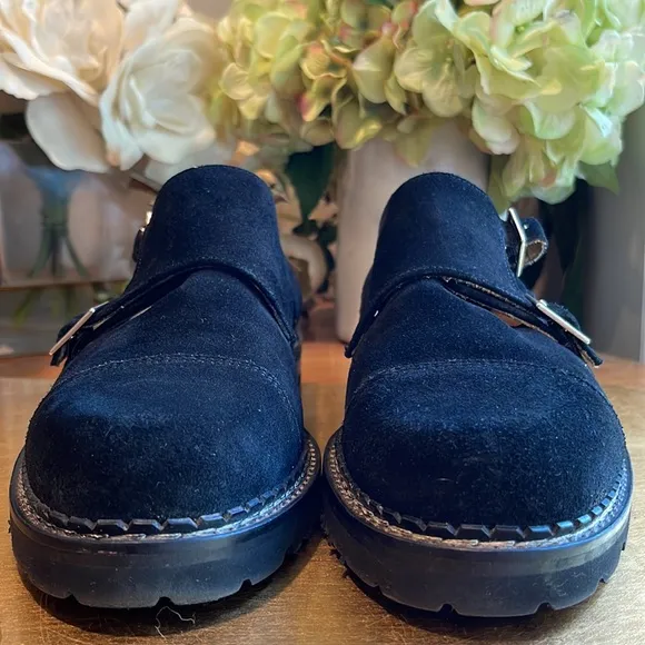 Mercanti Fiorentini Double Monk-Strap Lug Sole Loafer