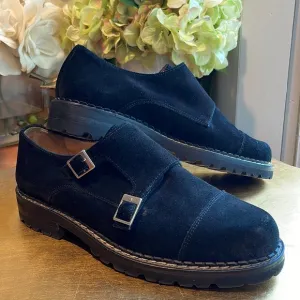 Mercanti Fiorentini Double Monk-Strap Lug Sole Loafer