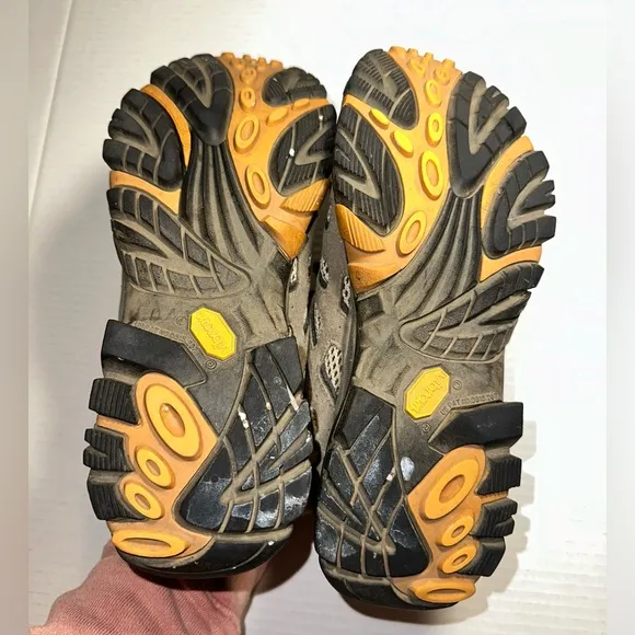 Merrell Performance Footwear Mens Walnut Vibram Sole Hiking Walking Boot 7.5