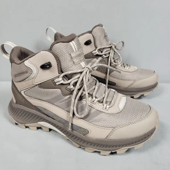 Merrell Speed Strike 2 Boots Women Size 11 Gray Mid Hiking Shoe Waterproof