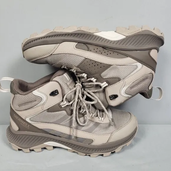 Merrell Speed Strike 2 Boots Women Size 11 Gray Mid Hiking Shoe Waterproof