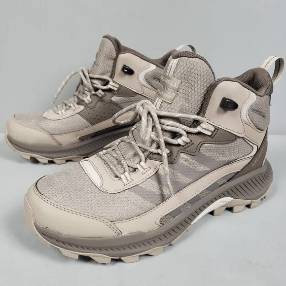 Merrell Speed Strike 2 Boots Women Size 11 Gray Mid Hiking Shoe Waterproof