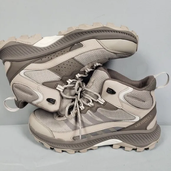 Merrell Speed Strike 2 Boots Women Size 11 Gray Mid Hiking Shoe Waterproof