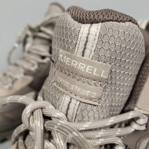 Merrell Speed Strike 2 Boots Women Size 11 Gray Mid Hiking Shoe Waterproof