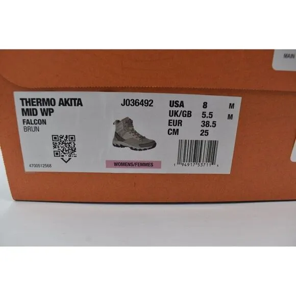 Merrell Womens Size 8 Thermo Akita Mid Falcon Snow Boots Shoes