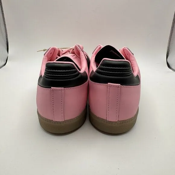 Messi adidas Samba Sneakers Miami MLS Retro Originals Pink/Blk/Gum Sz 11.5 New