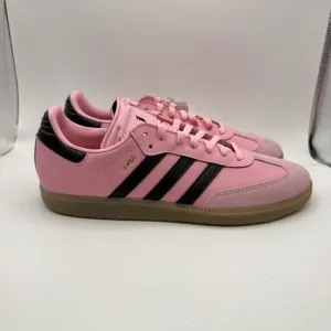 Messi adidas Samba Sneakers Miami MLS Retro Originals Pink/Blk/Gum Sz 11.5 New