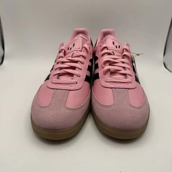 Messi adidas Samba Sneakers Miami MLS Retro Originals Pink/Blk/Gum Sz 11.5 New