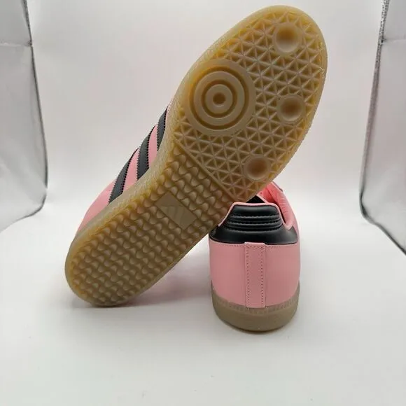 Messi adidas Samba Sneakers Miami MLS Retro Originals Pink/Blk/Gum Sz 11.5 New