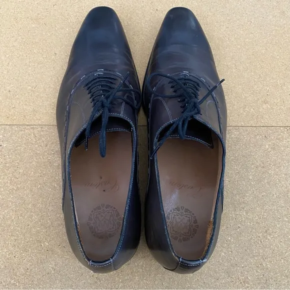 Mezlan Vidal Men’s Black Leather Dress Shoes Size 10.5M