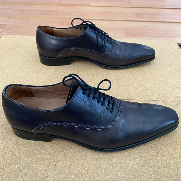 Mezlan Vidal Men’s Black Leather Dress Shoes Size 10.5M