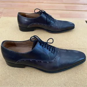 Mezlan Vidal Men’s Black Leather Dress Shoes Size 10.5M