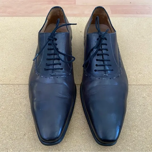 Mezlan Vidal Men’s Black Leather Dress Shoes Size 10.5M