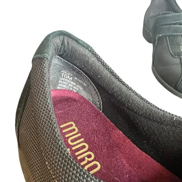 Munro Joliet Walking Shoe 10M Black