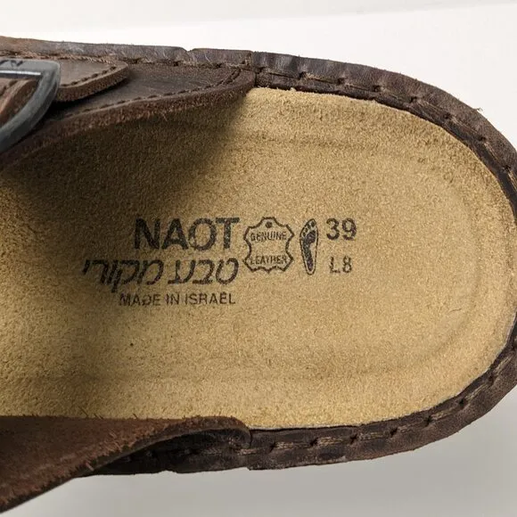 Naot Mikaela Sandals, Crazy Horse Leather, Women's 39 EU (US 8)