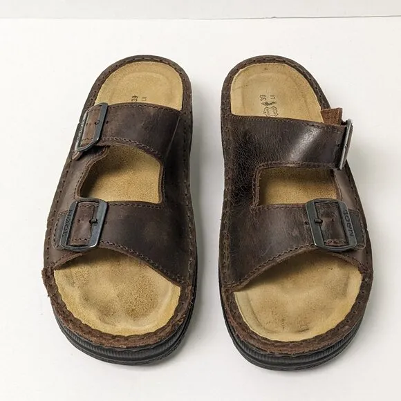Naot Mikaela Sandals, Crazy Horse Leather, Women's 39 EU (US 8)