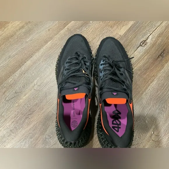 NEW Adidas 4DFWD 2 Black Orange Running Shoes GZ6943 Men Size 12
