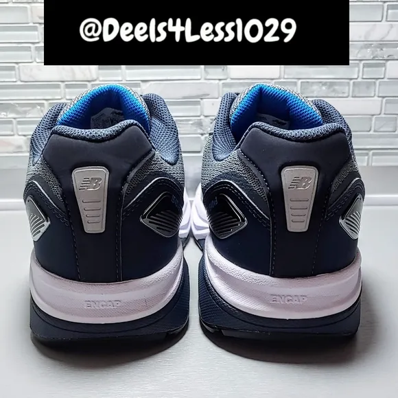 New Balance 1540v3 Running Walking Mens Size 11.5D Castlerock Grey Blue White