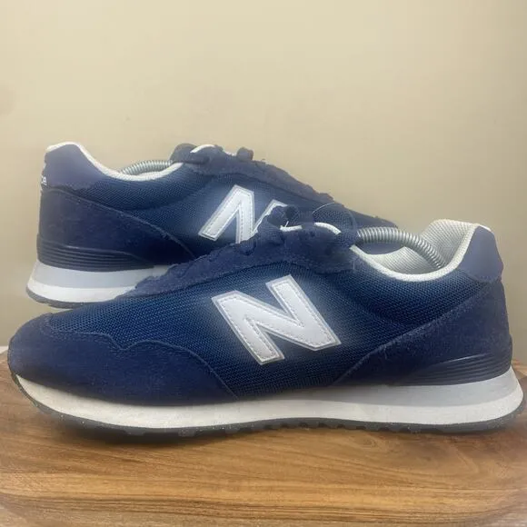 New Balance 515 Mens Blue White Size 11.5 4E Extra Wide Casual Shoes NO INSOLES