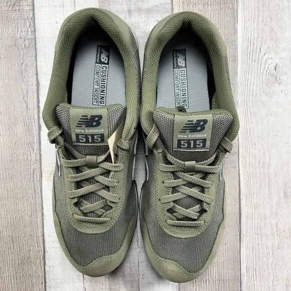 New Balance 515 Men's Sneakers Shoes Suede Mesh Olive Green Size 11.5 ML515HTC