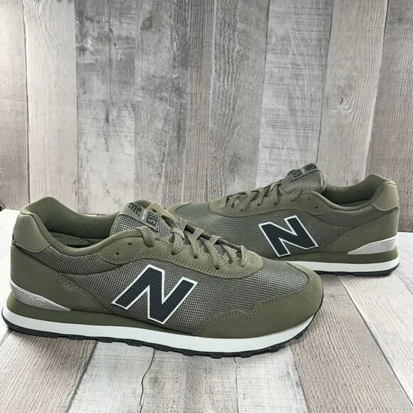 New Balance 515 Men's Sneakers Shoes Suede Mesh Olive Green Size 11.5 ML515HTC