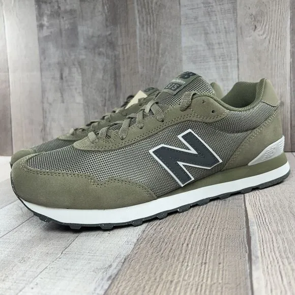 New Balance 515 Men's Sneakers Shoes Suede Mesh Olive Green Size 11.5 ML515HTC